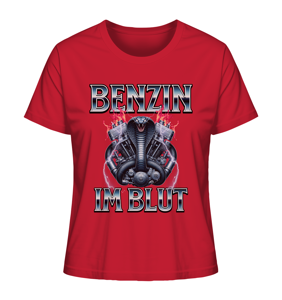 Benzin im Blut - Ladies Organic Shirt