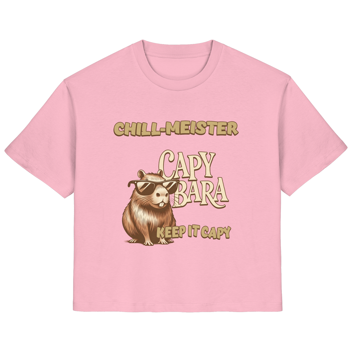 Chill-Meister Capybara – Keep it Capy (Bio & Premium) - Ladies Organic Shirt