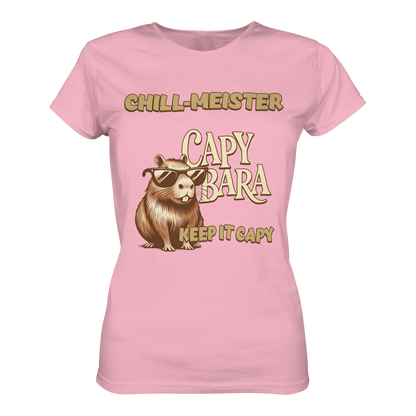 Chill-Meister Capybara – Keep it Capy (Bio & Premium) - Ladies Organic Shirt