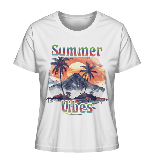 Summer Vibes - Sommer Shirts - Ladies Organic Shirt