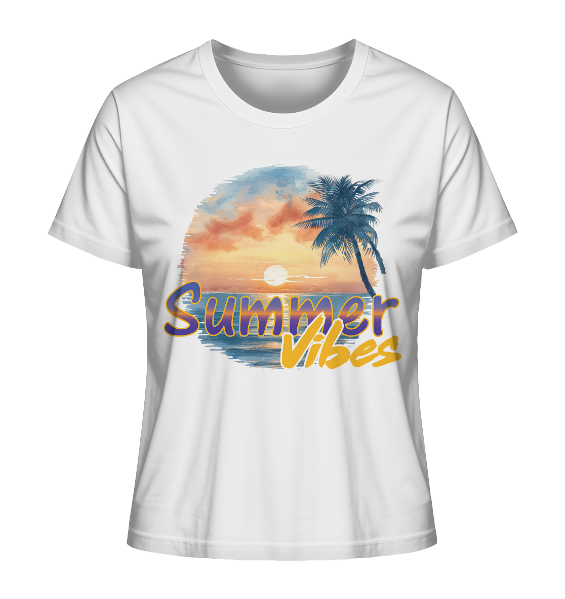 Sommer Shirts Vibes - Ladies Organic Shirt