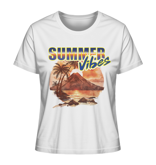 Sommer Shirts - Sommergefühle  - Ladies Organic Shirt