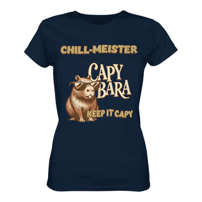 Chill-Meister Capybara – Keep it Capy (Bio & Premium) - Ladies Organic Shirt