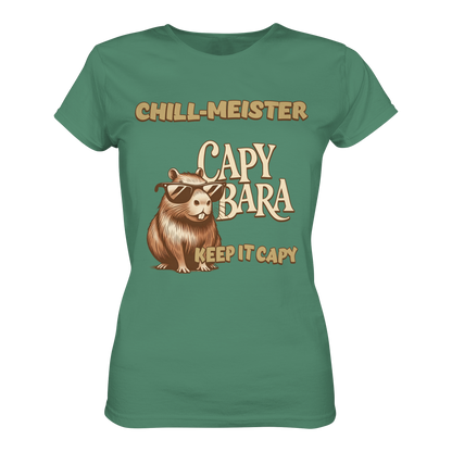 Chill-Meister Capybara – Keep it Capy (Bio & Premium) - Ladies Organic Shirt