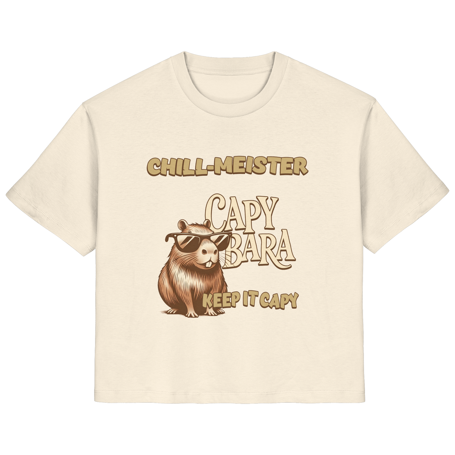 Chill-Meister Capybara – Keep it Capy (Bio & Premium) - Ladies Organic Shirt