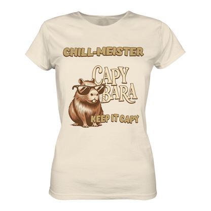 Chill-Meister Capybara – Keep it Capy (Bio & Premium) - Ladies Organic Shirt