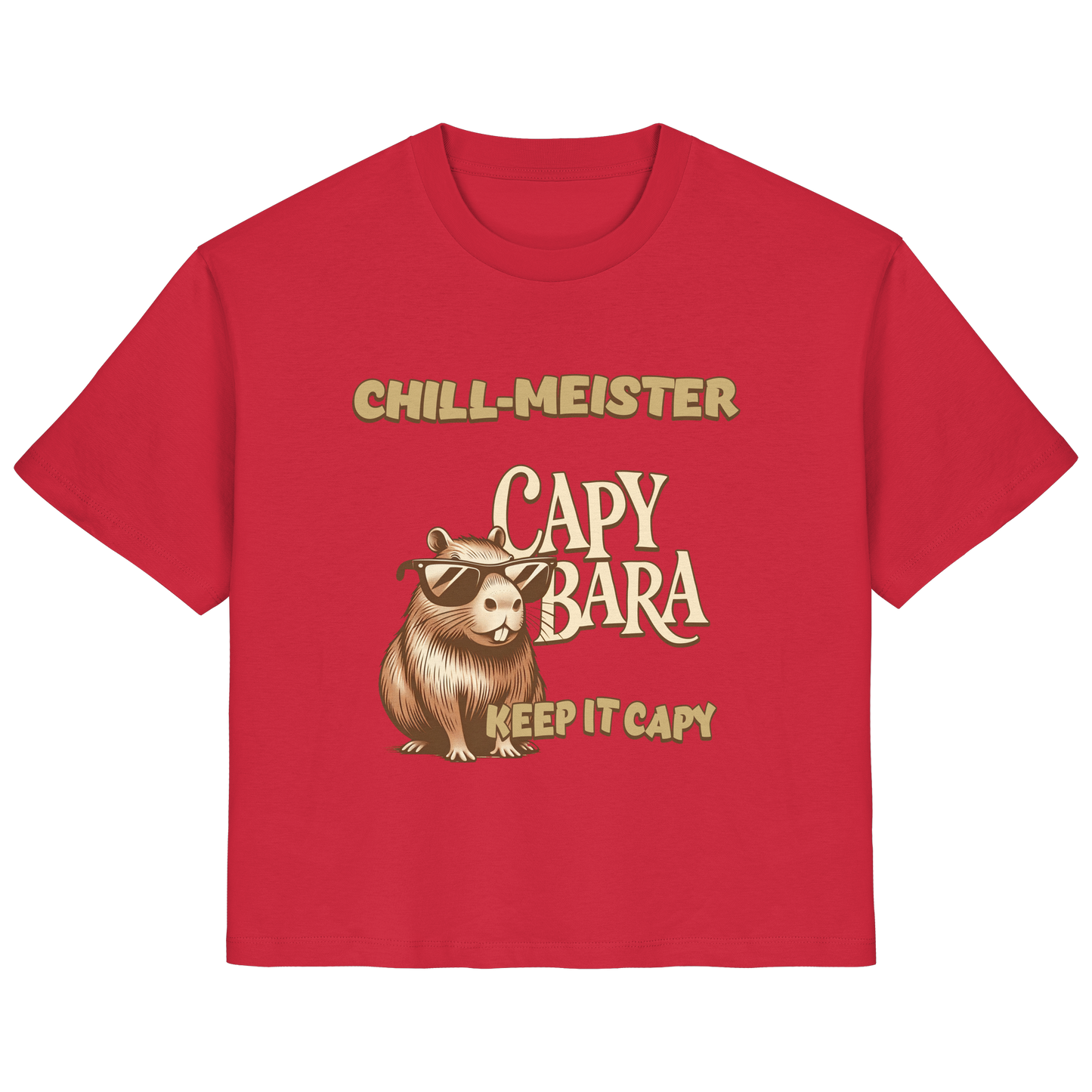 Chill-Meister Capybara – Keep it Capy (Bio & Premium) - Ladies Organic Shirt