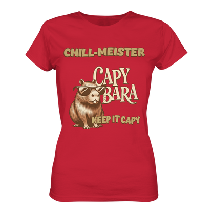 Chill-Meister Capybara – Keep it Capy (Bio & Premium) - Ladies Organic Shirt