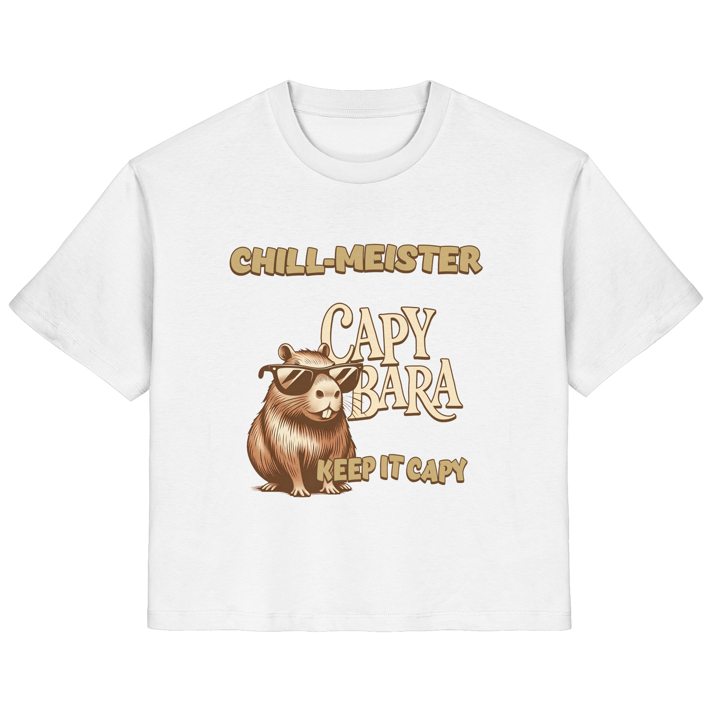 Chill-Meister Capybara – Keep it Capy (Bio & Premium) - Ladies Organic Shirt