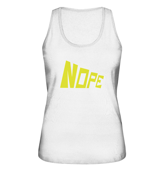 NOPE NO 2 - Ladies Organic Tank-Top