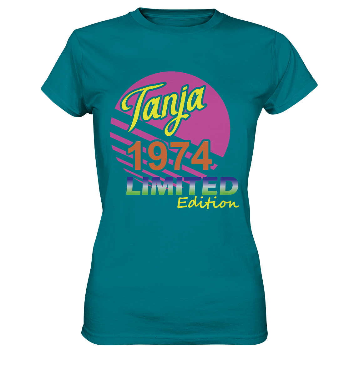 Tanja Limited Edition 1974 Geburtstag Jahrgang 1974 Damen - Ladies Premium Shirt