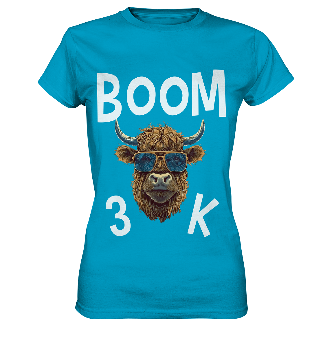 Ladies Premium Shirt BOOM 3 K Streetwear Statement - Influencer -