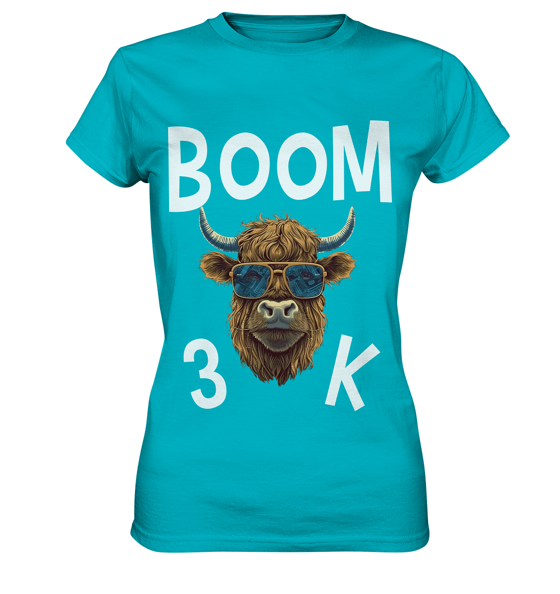 Ladies Premium Shirt BOOM 3 K Streetwear Statement - Influencer -