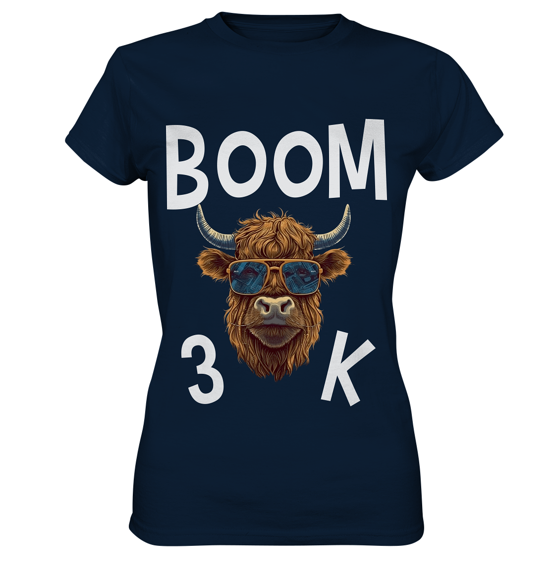 Ladies Premium Shirt BOOM 3 K Streetwear Statement - Influencer -