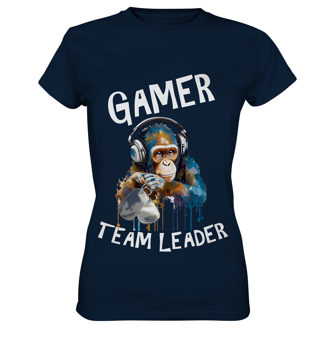 GAMER - TEAM LEADER MONKEY STREETWEAR - STATEMENT - Ladies Premium Shirt