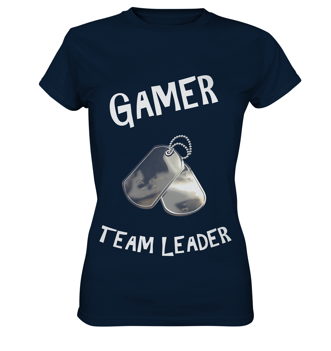 GAMER - TEAM LEADER - HUNDEMARKE - STREETWEAR - STATEMENT  - Ladies Premium Shirt