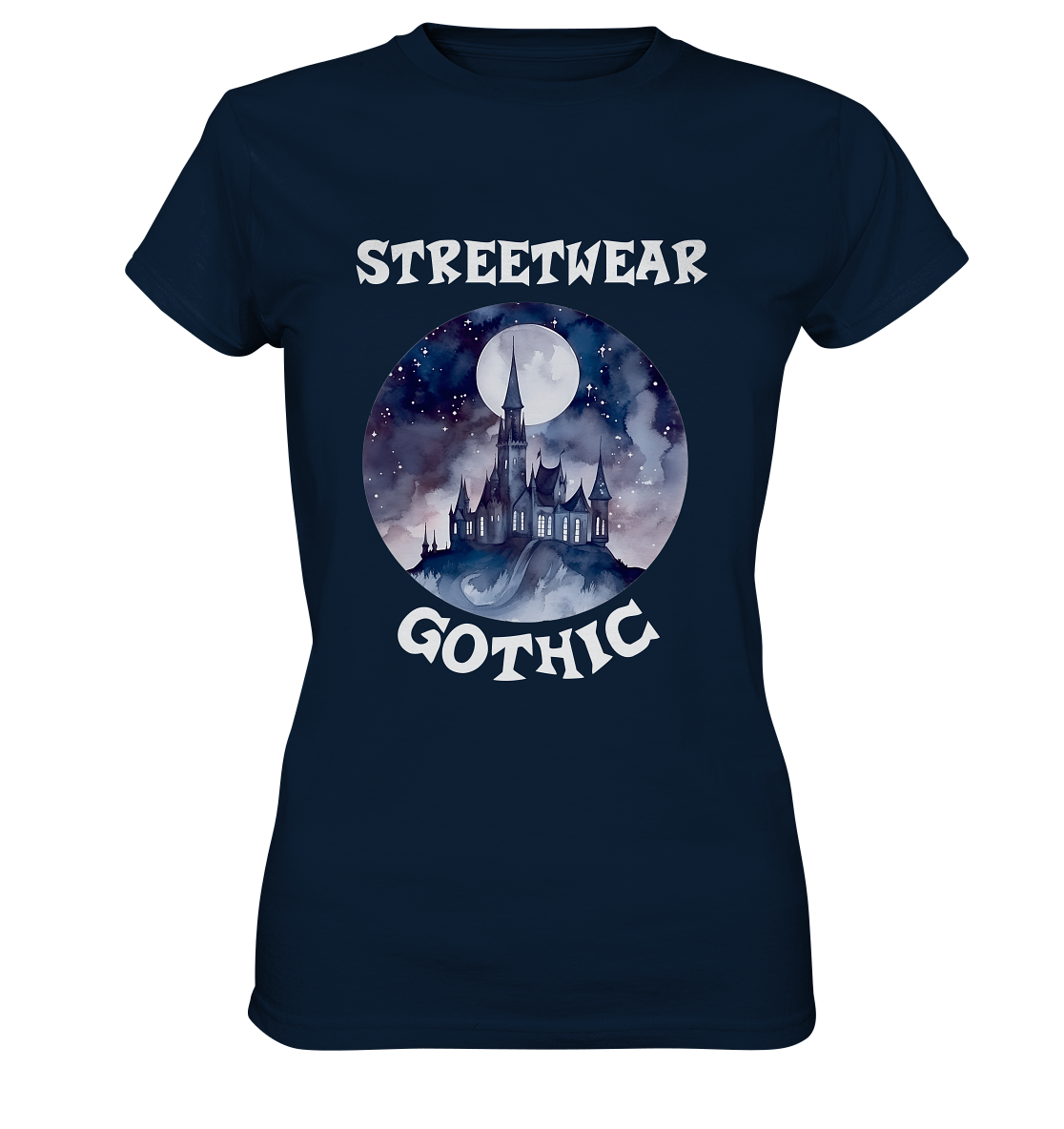 GOTHIC STREETWEAR STATEMENT  - Ladies Premium Shirt