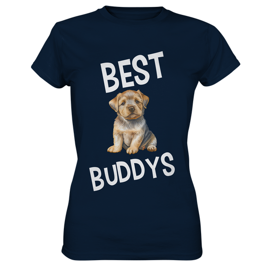 BEST BUDDYS NO4 - STREETWEAR _ STATEMENTS - MEIN BESTER FREUND - Ladies Premium Shirt