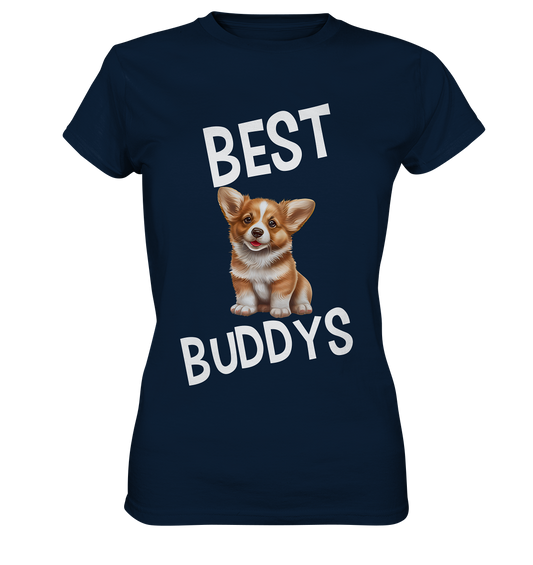 BEST BUDDYS NO2 - STREETWEAR _ STATEMENTS - MEIN BESTER FREUND - Ladies Premium Shirt