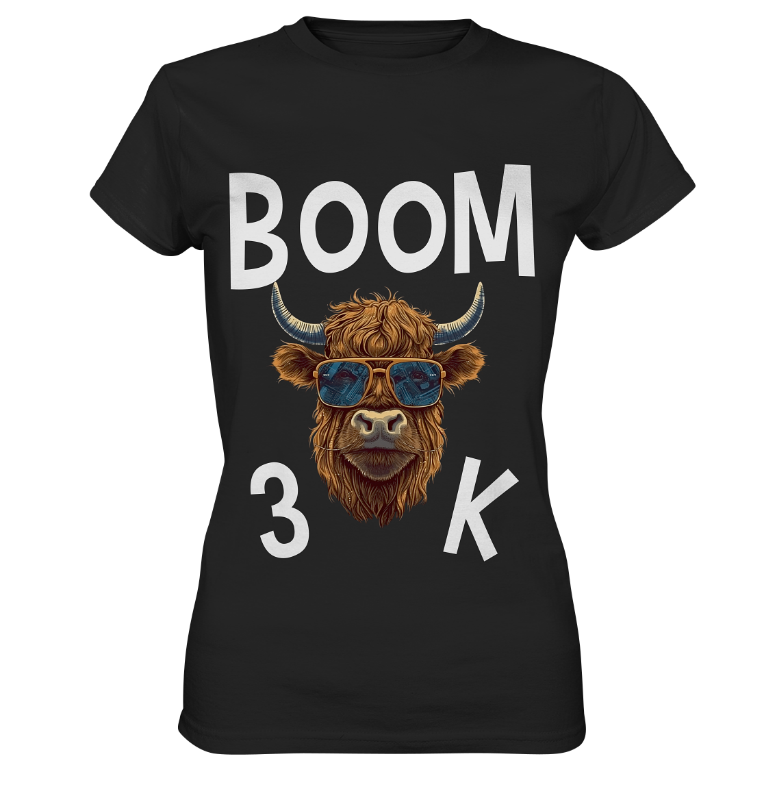 Ladies Premium Shirt BOOM 3 K Streetwear Statement - Influencer -