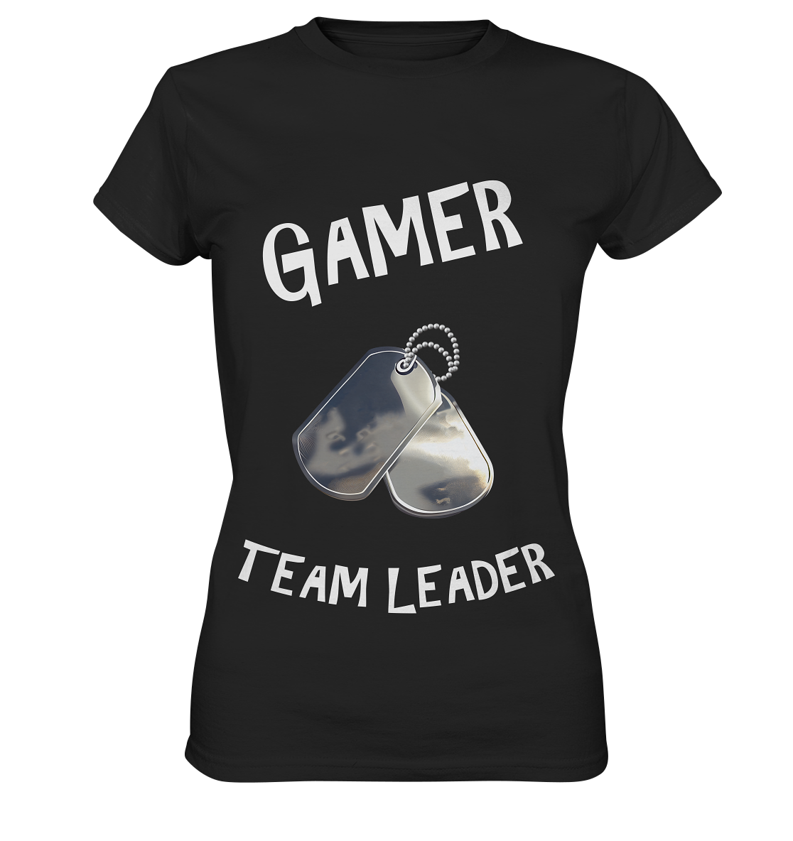 GAMER - TEAM LEADER - HUNDEMARKE - STREETWEAR - STATEMENT  - Ladies Premium Shirt