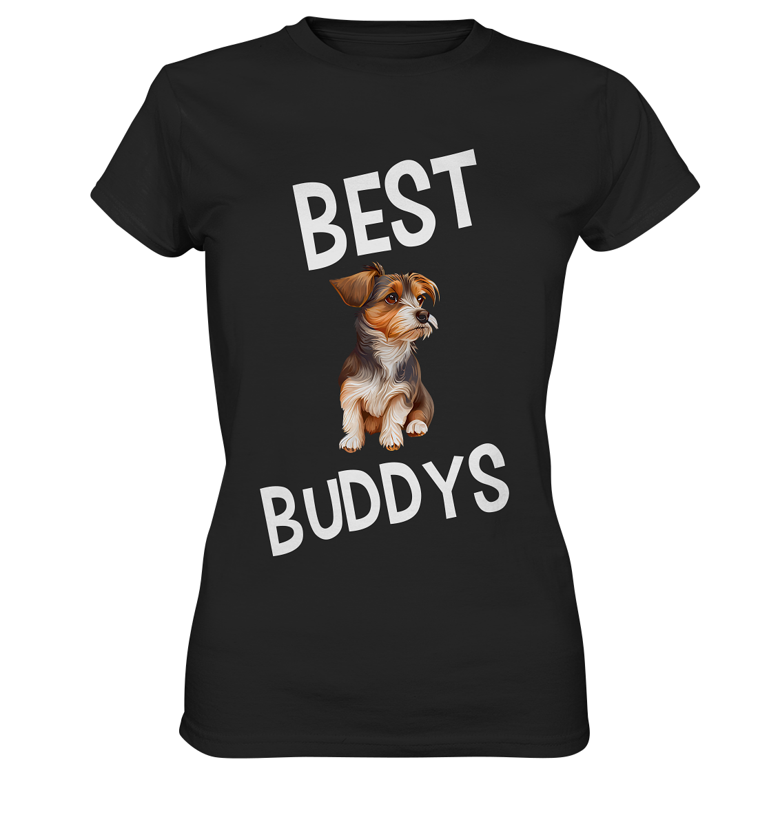 BEST BUDDYS NO 7 - STREETWEAR _ STATEMENTS - MEIN BESTER FREUND  - Ladies Premium Shirt