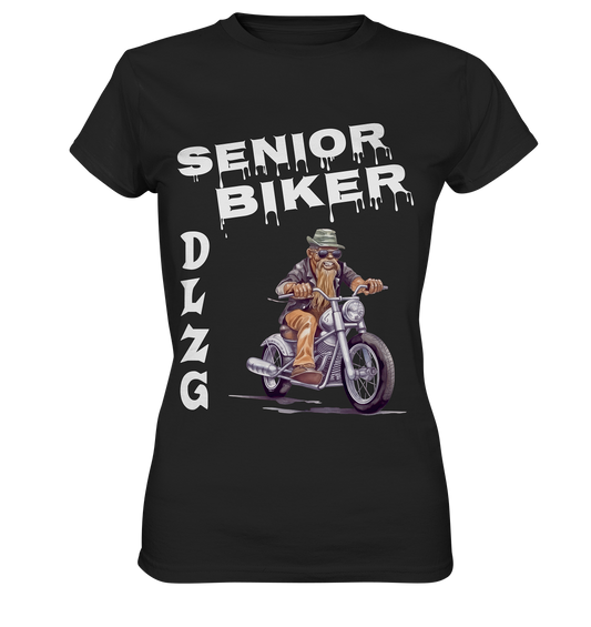 DLzG Opa Biker Fun Motiv 1- Damen Premium Shirt