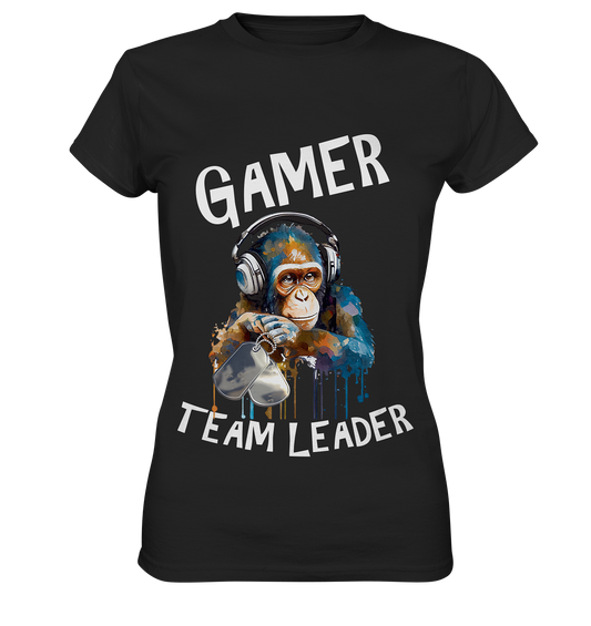 GAMER - TEAM LEADER MONKEY STREETWEAR - STATEMENT - Ladies Premium Shirt