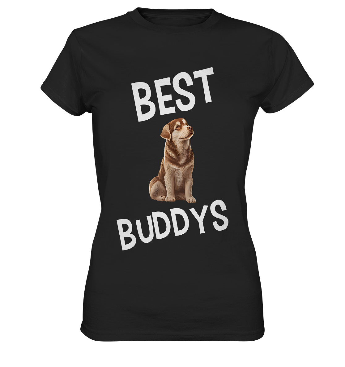 BEST BUDDYS NO 5 - STREETWEAR _ STATEMENTS - MEIN BESTER FREUND - Ladies Premium Shirt