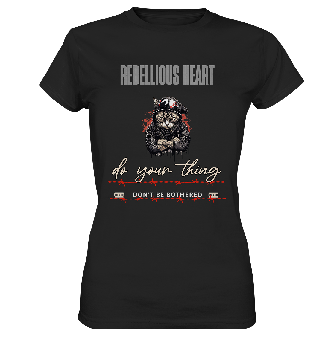 Rebellisches Herz - Ladies Premium Shirt