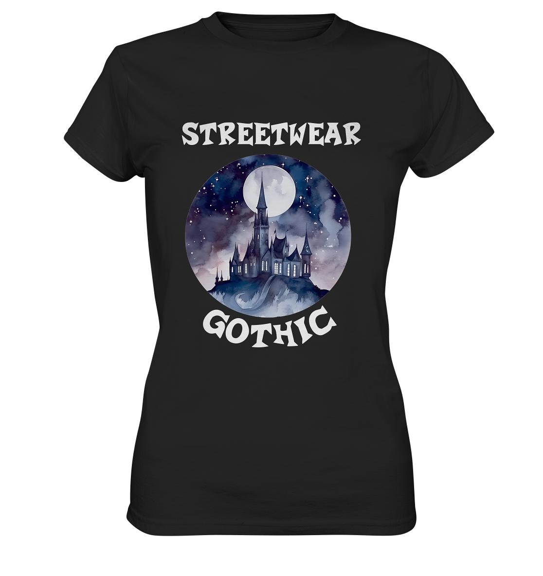 GOTHIC STREETWEAR STATEMENT  - Ladies Premium Shirt