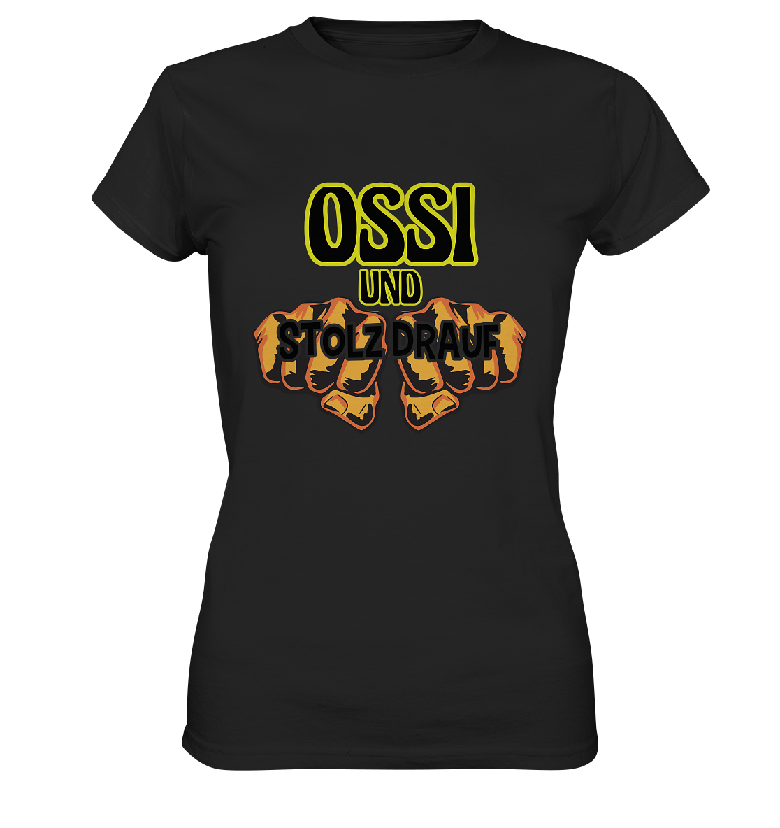 Ossi und stolz drauf - Ladies Premium Shirt