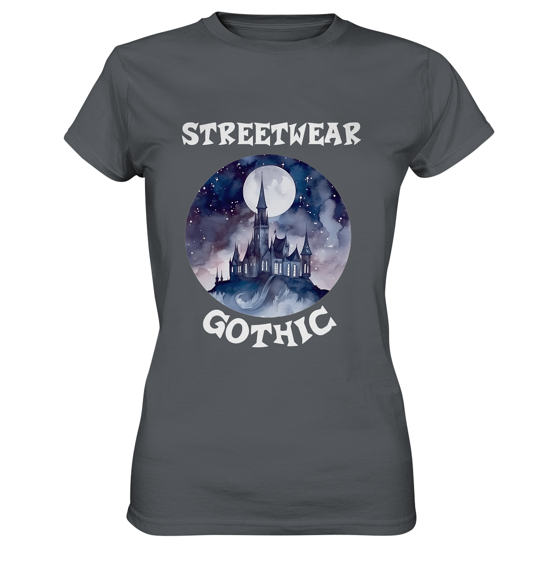 GOTHIC STREETWEAR STATEMENT  - Ladies Premium Shirt