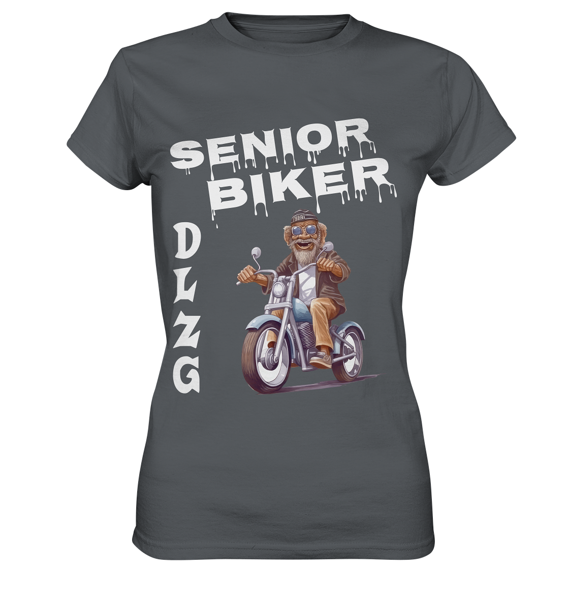 DLzG Opa Biker Fun Motiv 2- Ladies Premium Shirt