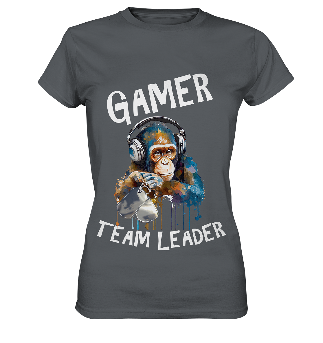 GAMER - TEAM LEADER MONKEY STREETWEAR - STATEMENT - Ladies Premium Shirt