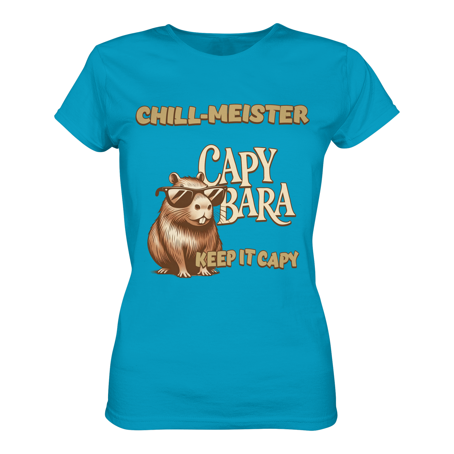 Chill-Meister Capybara – Keep it Capy (Bio & Premium) - Ladies Premium Shirt