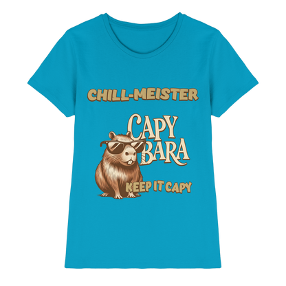 Chill-Meister Capybara – Keep it Capy (Bio & Premium) - Ladies Premium Shirt
