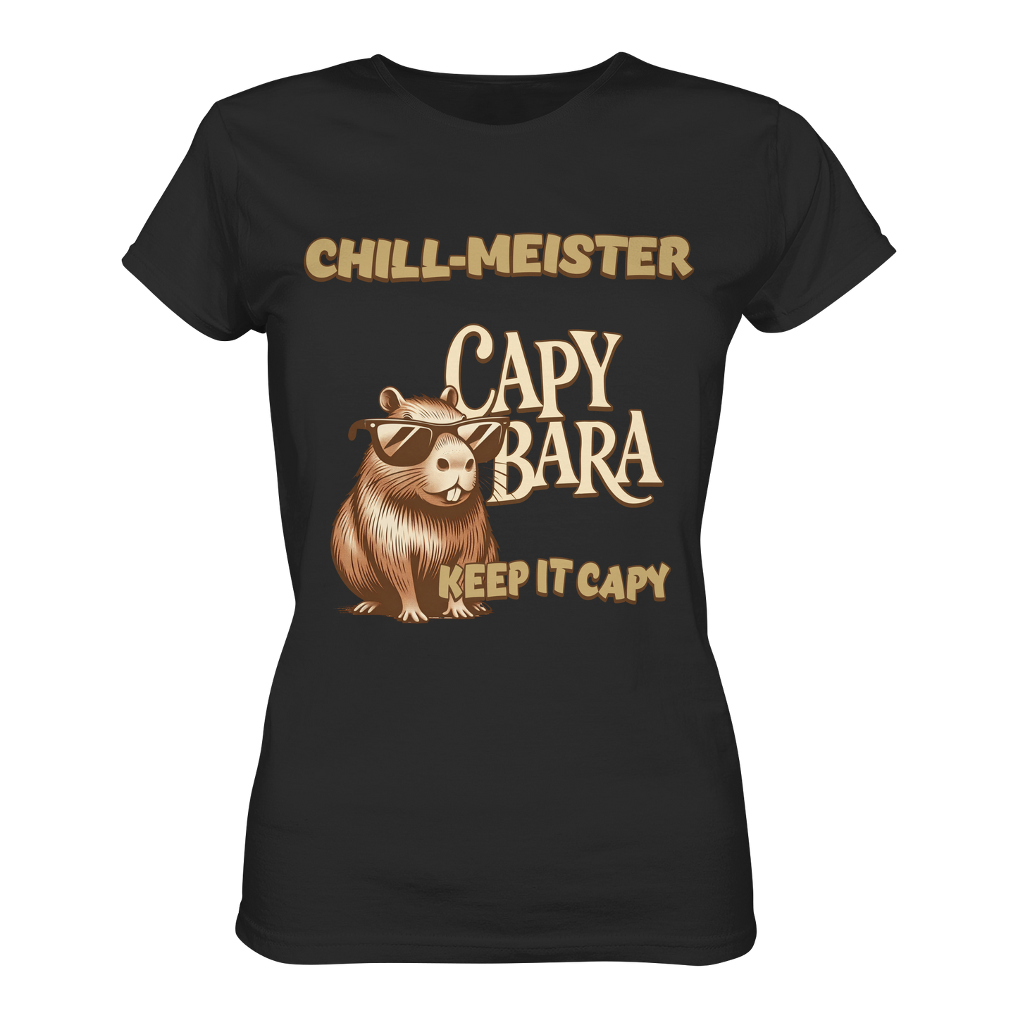 Chill-Meister Capybara – Keep it Capy (Bio & Premium) - Ladies Premium Shirt