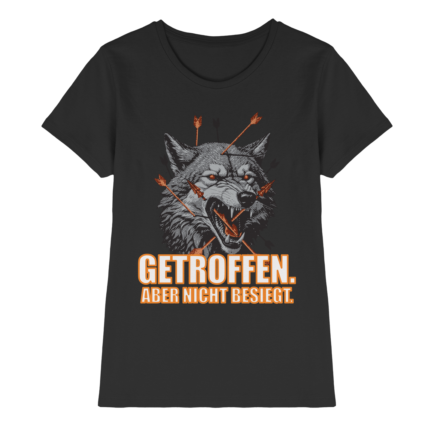 Alpha Wolf – Unbroken - Ladies Premium Shirt