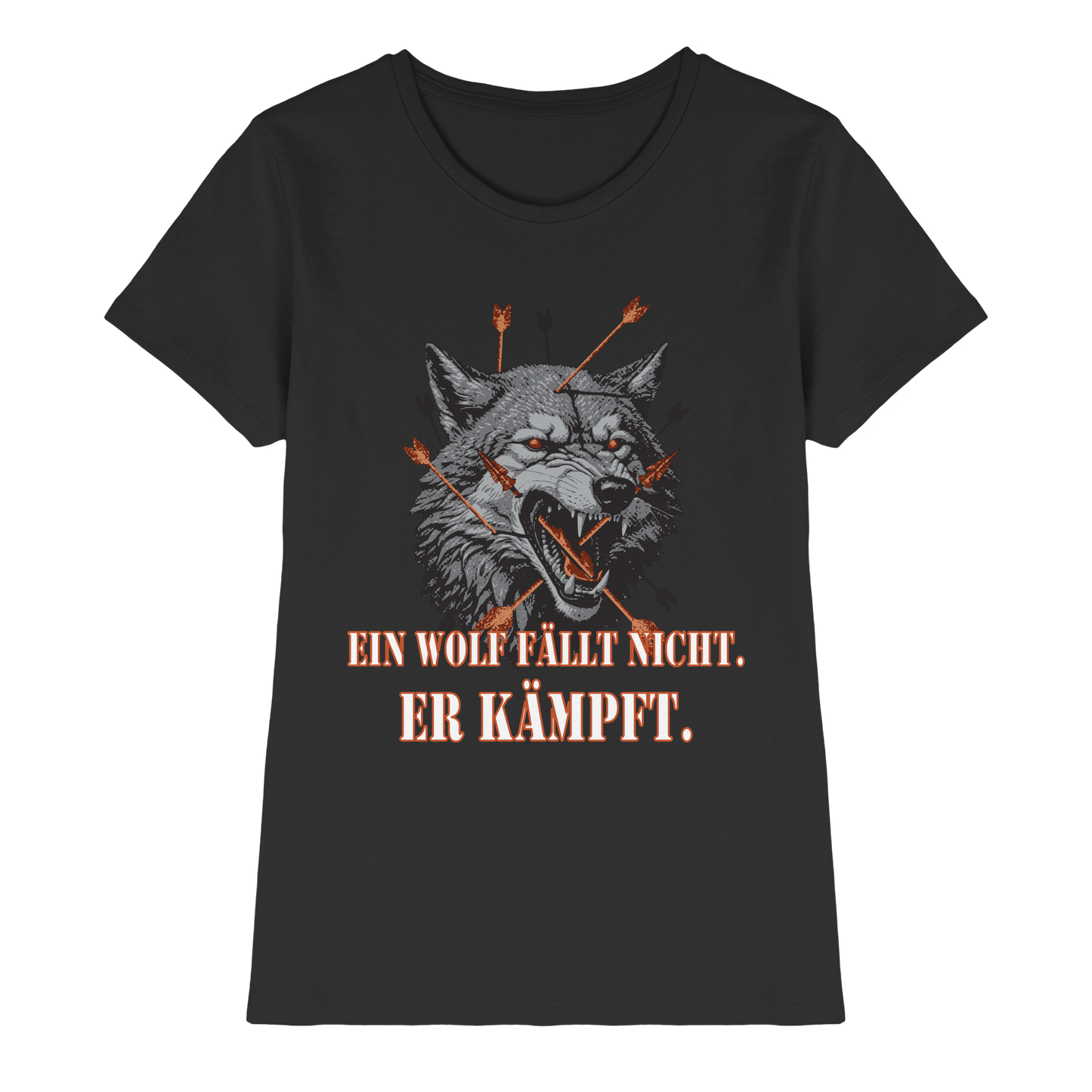 The Unbroken Wolf - Ladies Premium Shirt