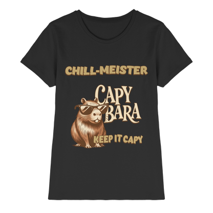Chill-Meister Capybara – Keep it Capy (Bio & Premium) - Ladies Premium Shirt