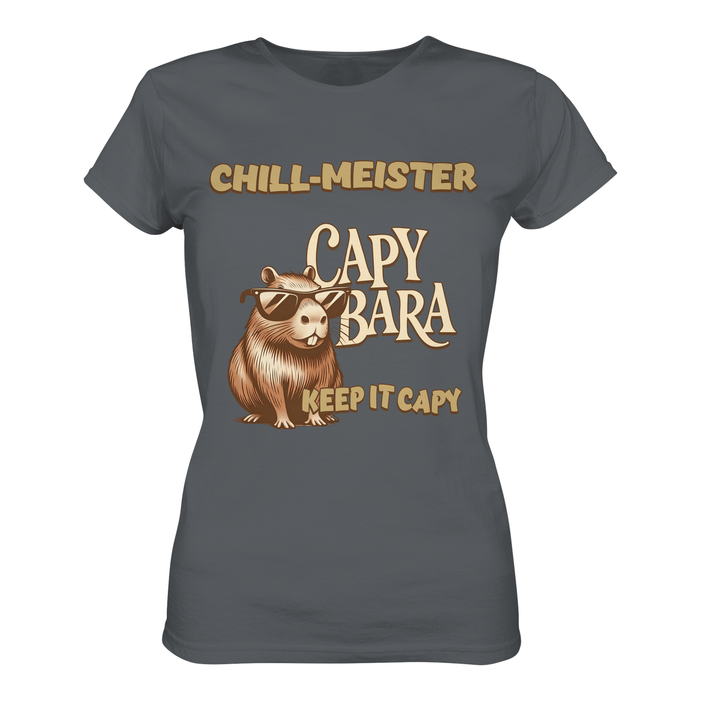 Chill-Meister Capybara – Keep it Capy (Bio & Premium) - Ladies Premium Shirt