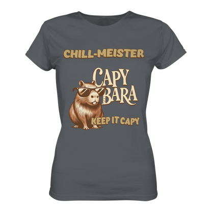 Chill-Meister Capybara – Keep it Capy (Bio & Premium) - Ladies Premium Shirt