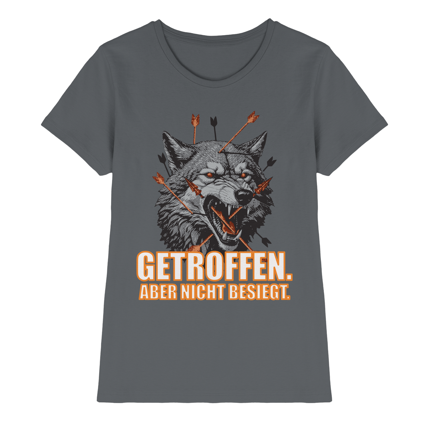 Alpha Wolf – Unbroken - Ladies Premium Shirt