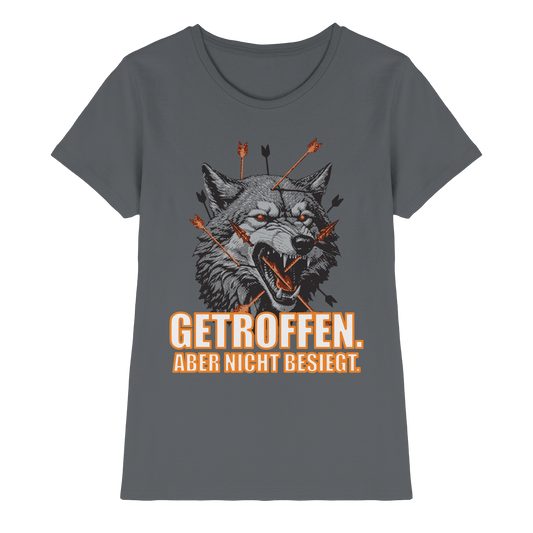 Alpha Wolf – Unbroken - Ladies Premium Shirt