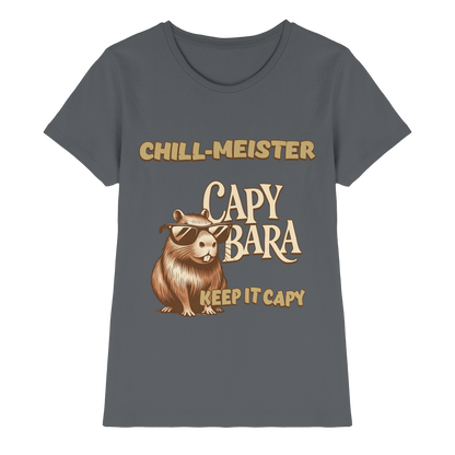 Chill-Meister Capybara – Keep it Capy (Bio & Premium) - Ladies Premium Shirt