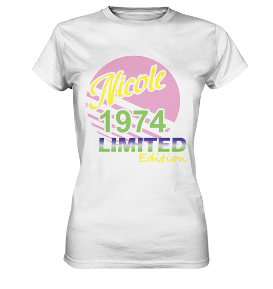 Nicole Limited Edition Jahrgang 1974- Ladies Premium Shirt