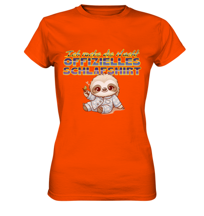 Schlafshirt  - Damen Premium Shirt