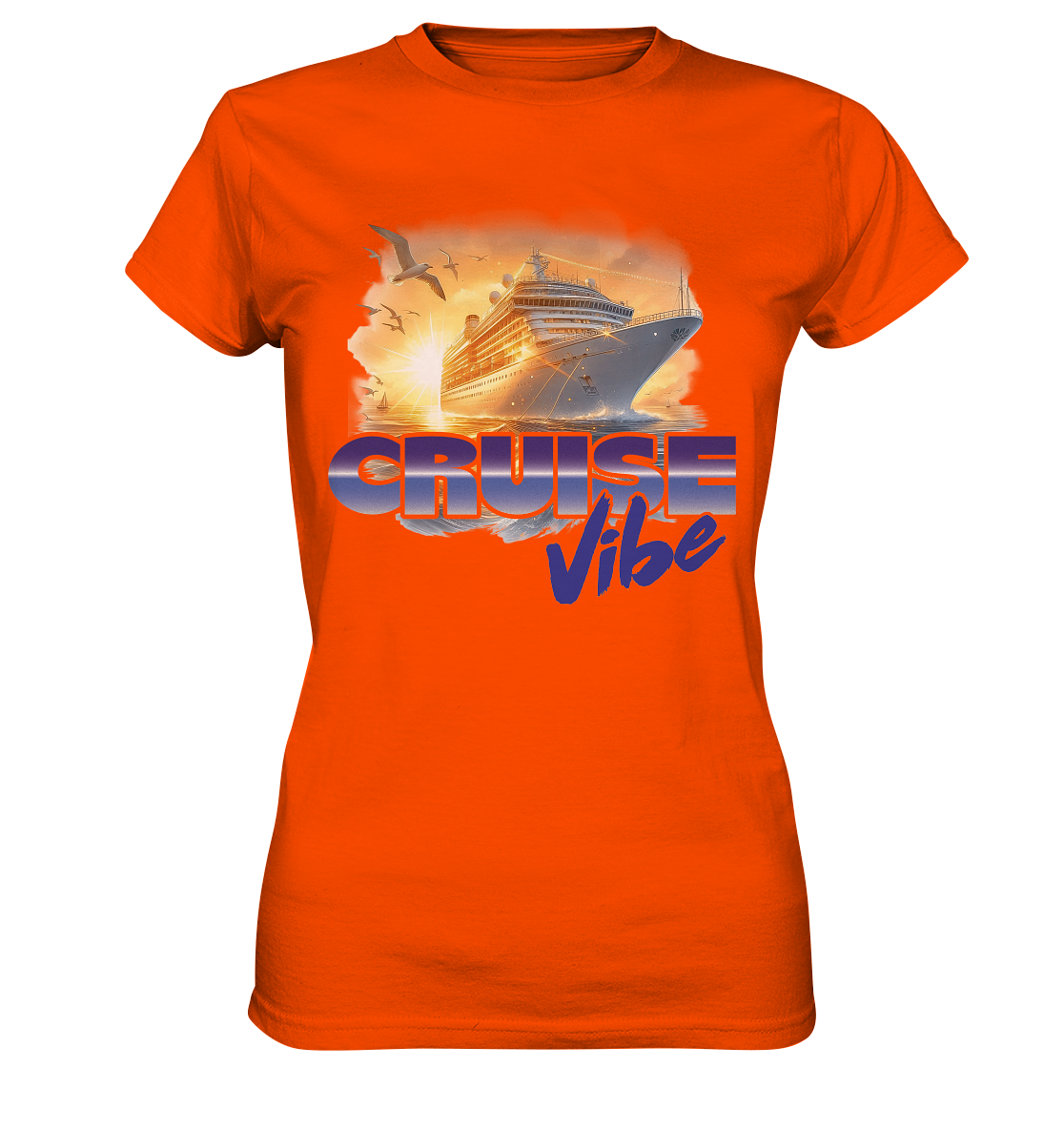 T-Shirt Cruise Vibe - Ladies Premium Shirt