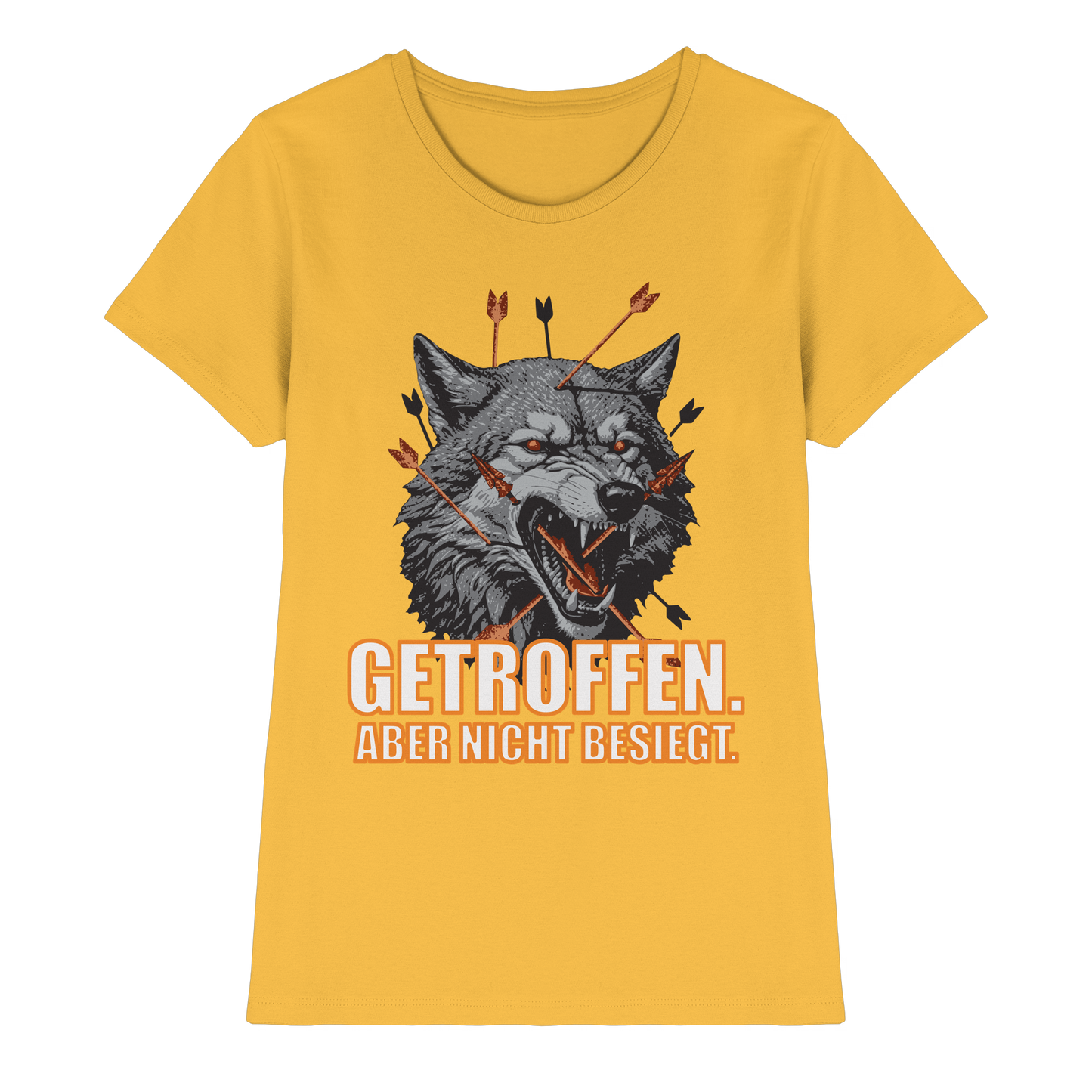 Alpha Wolf – Unbroken - Ladies Premium Shirt